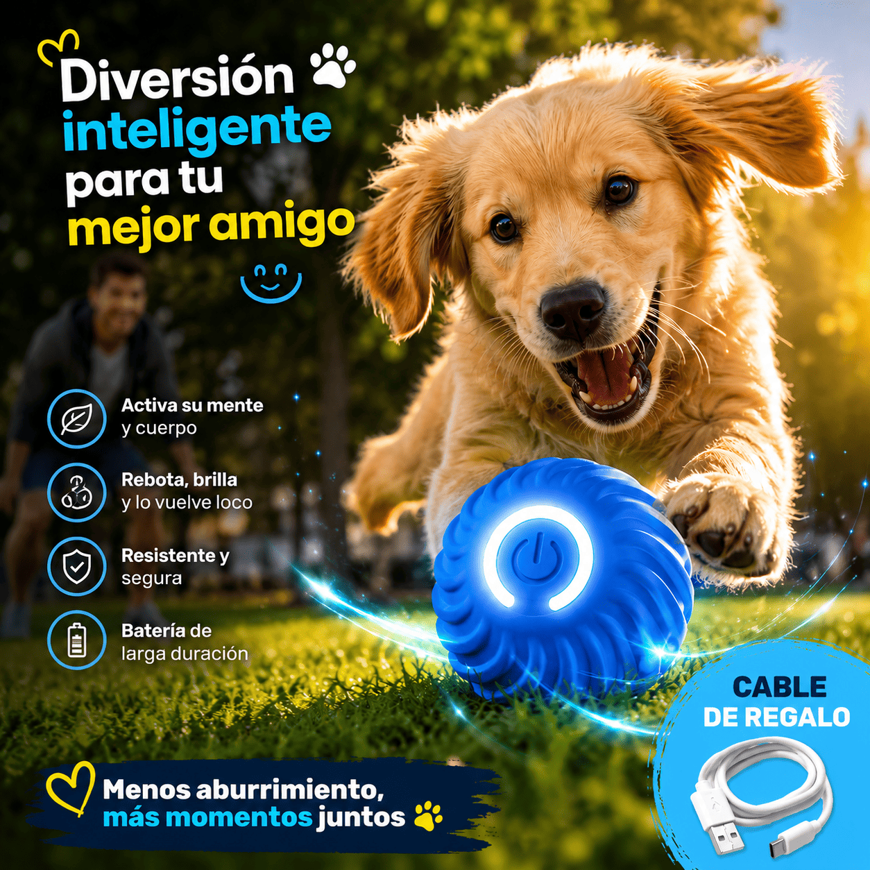 Pelota inteligente para tu mejor amigo